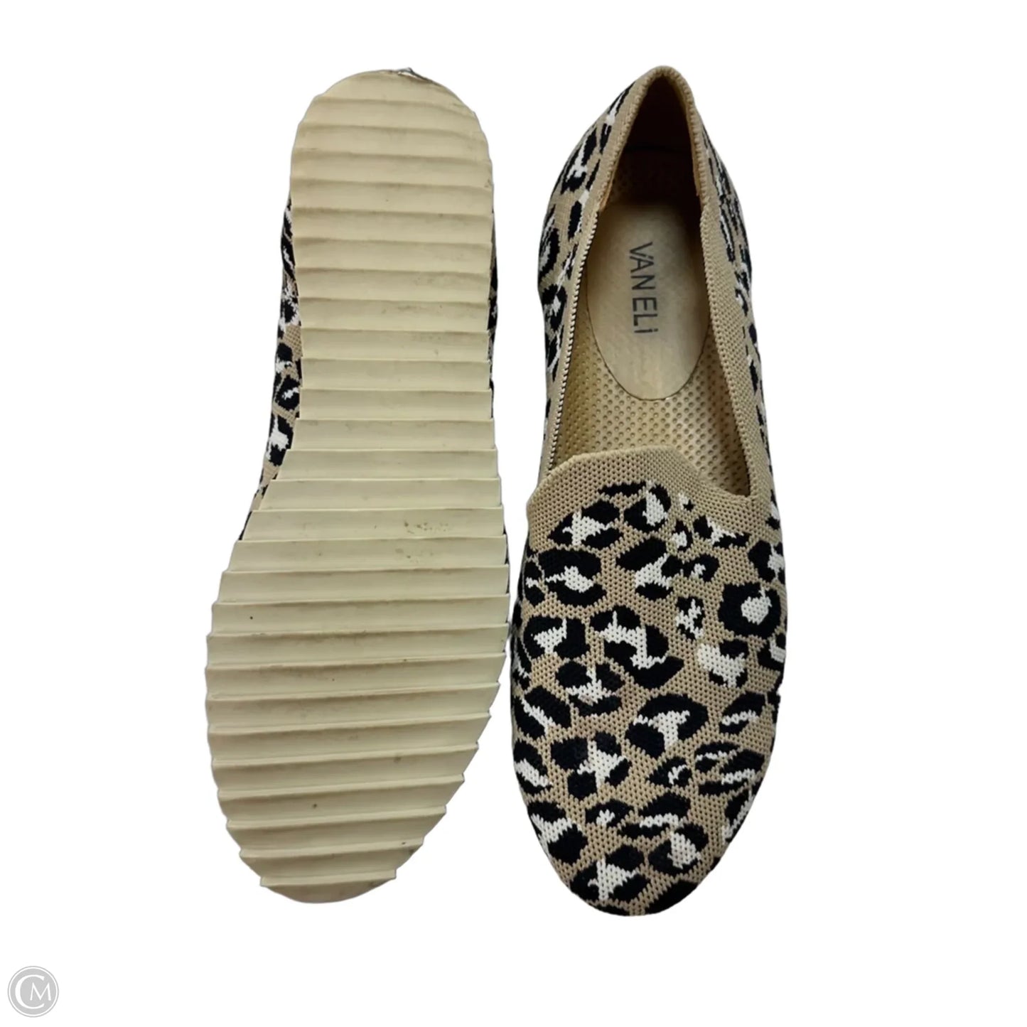 Shoes Flats By Vaneli In Animal Print, Size: 9.5