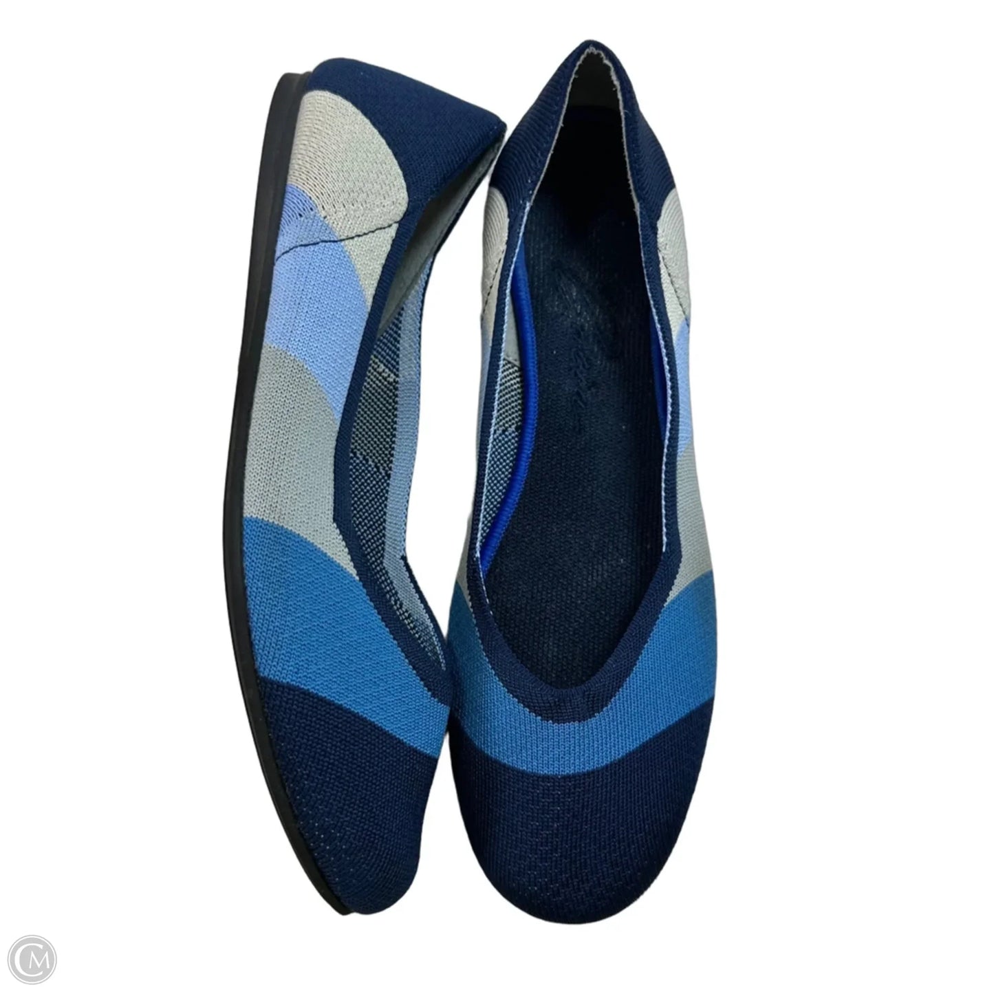 Shoes Flats By Clothes Mentor In Blue, Size: 9
