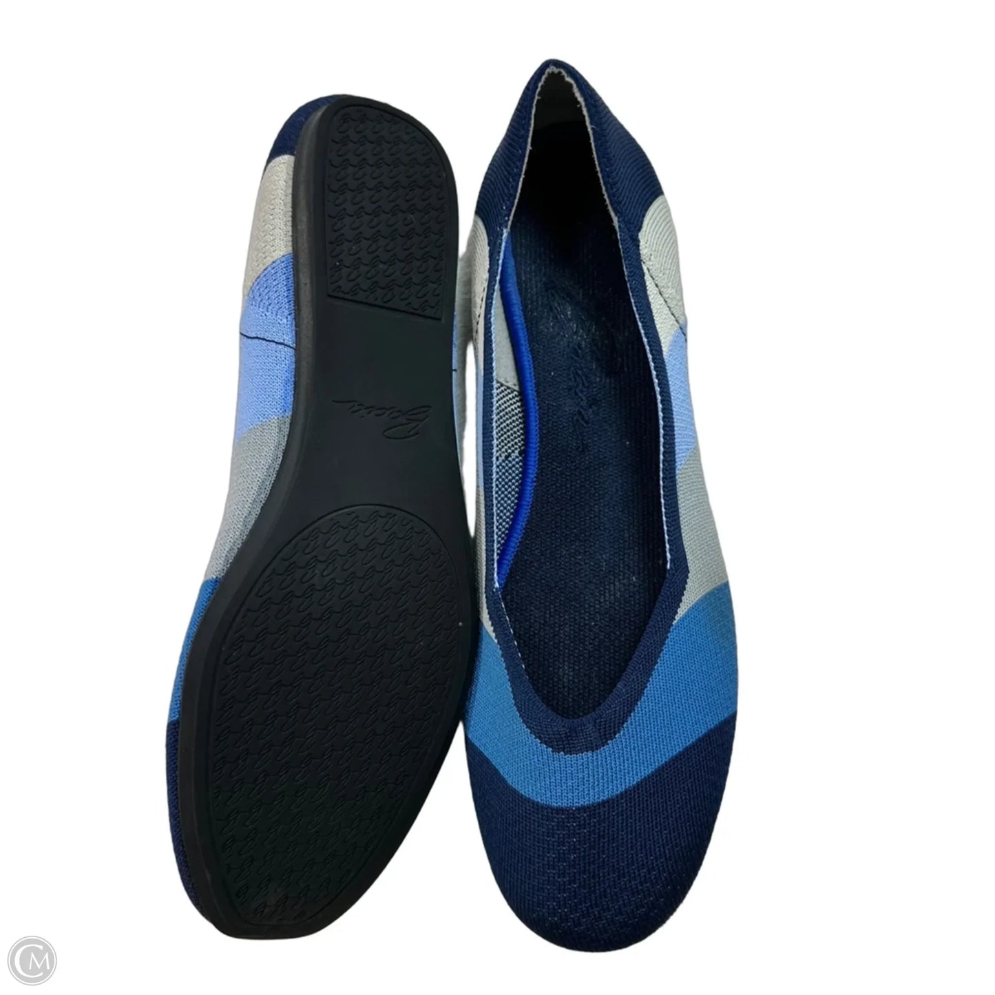 Shoes Flats By Clothes Mentor In Blue, Size: 9