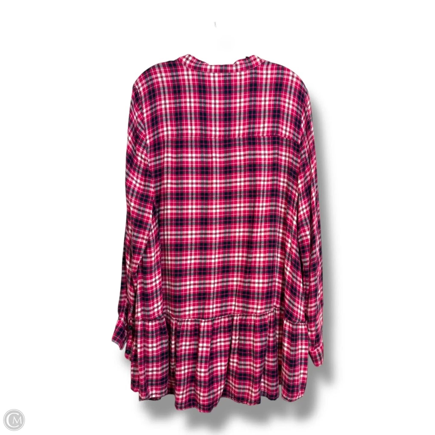 Top Long Sleeve By Lane Bryant In Pink, Size: 16