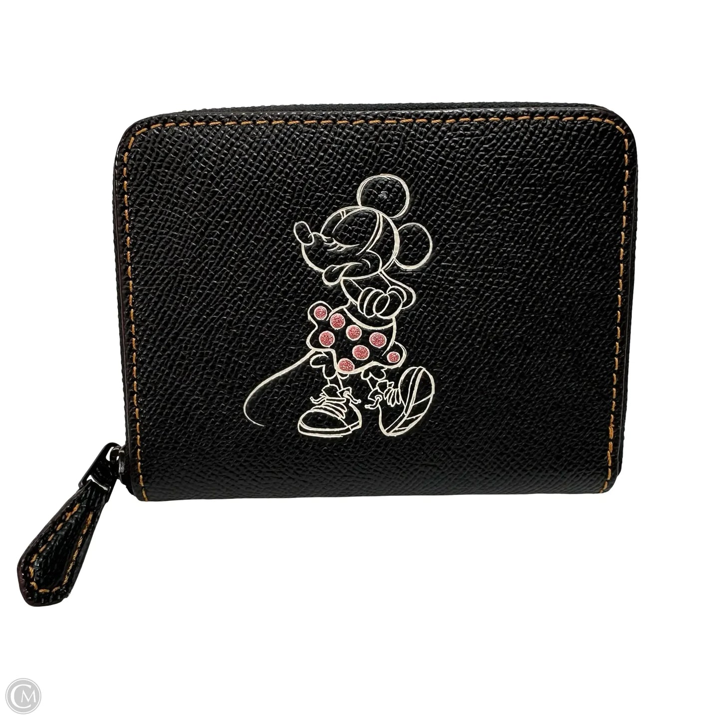 Disney Minnie Mouse Wallet Designer By Coach, Size: Small