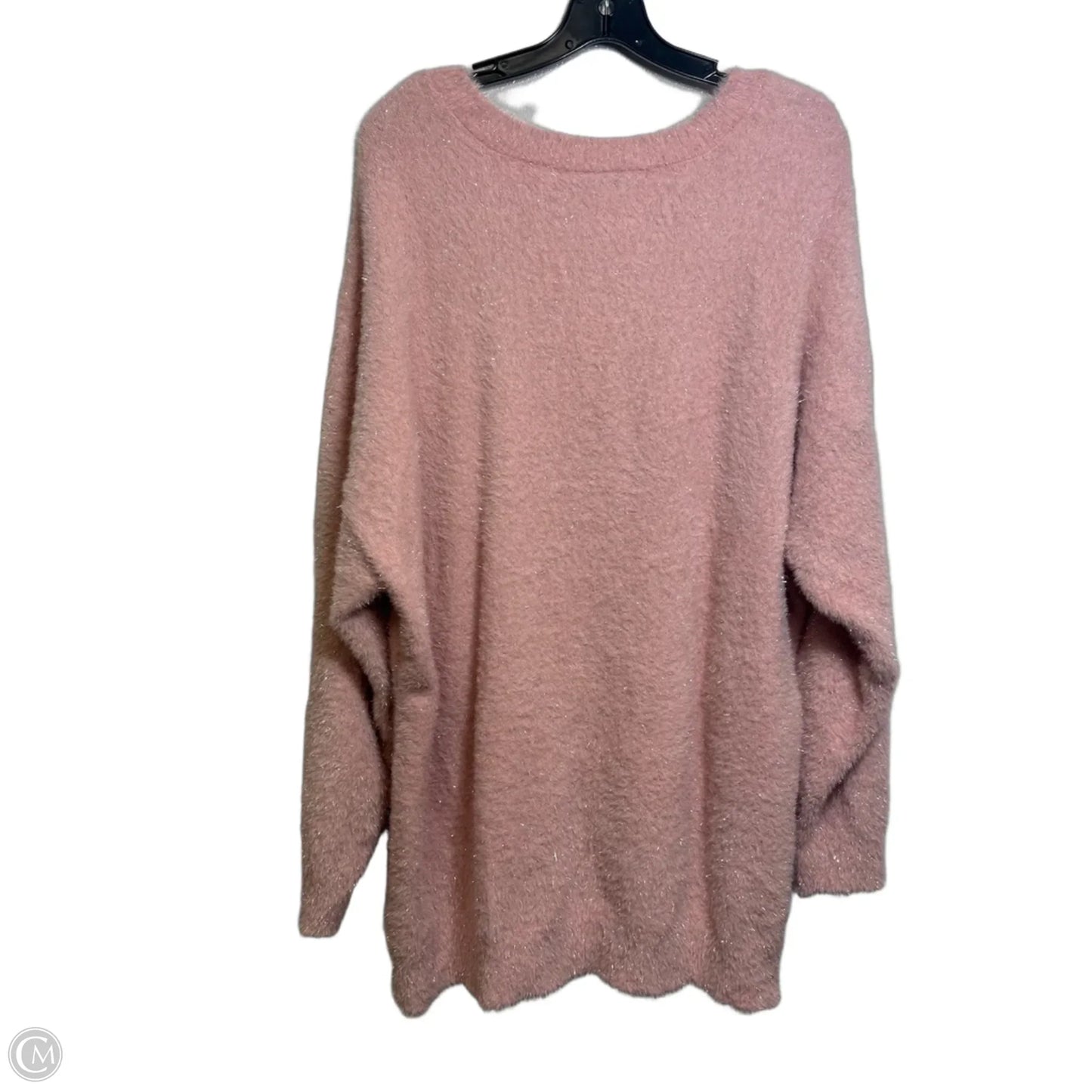 Sweater By Lane Bryant In Pink, Size: 3x