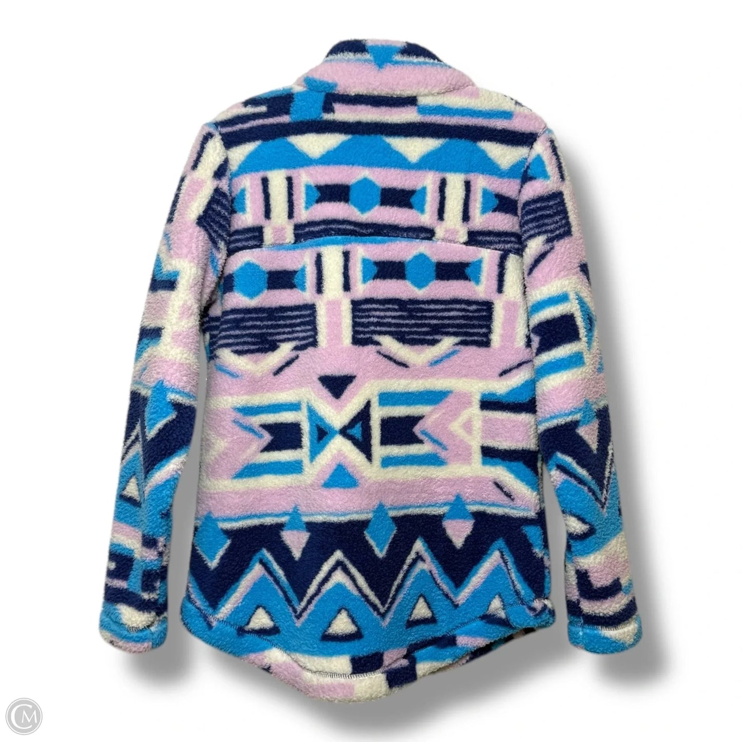 Jacket Fleece By Columbia In Pink & Purple, Size: S