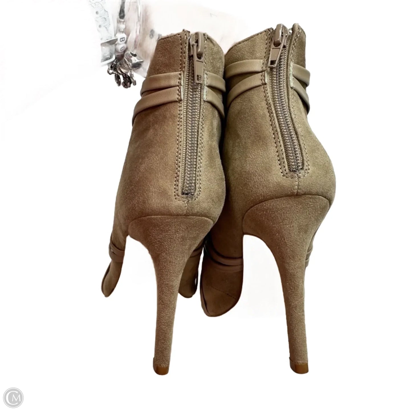 Shoes Heels Kitten By Clothes Mentor In Tan, Size: 11