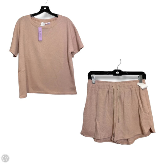 Shorts Set By Clothes Mentor In Pink, Size: M