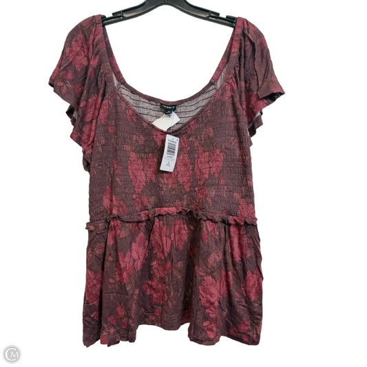 Top Sleeveless By Torrid In Mauve, Size: 3x