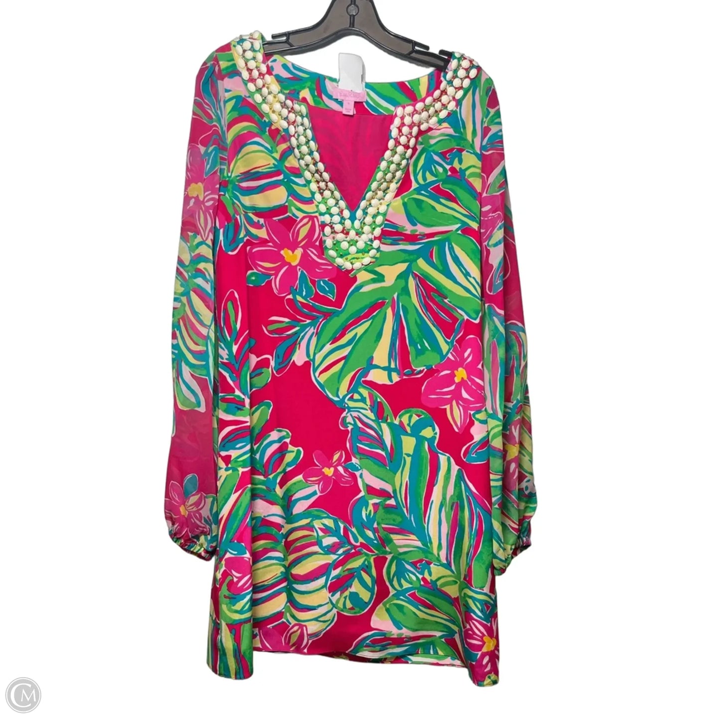 Dress Designer By Lilly Pulitzer In Floral Print, Size: 8