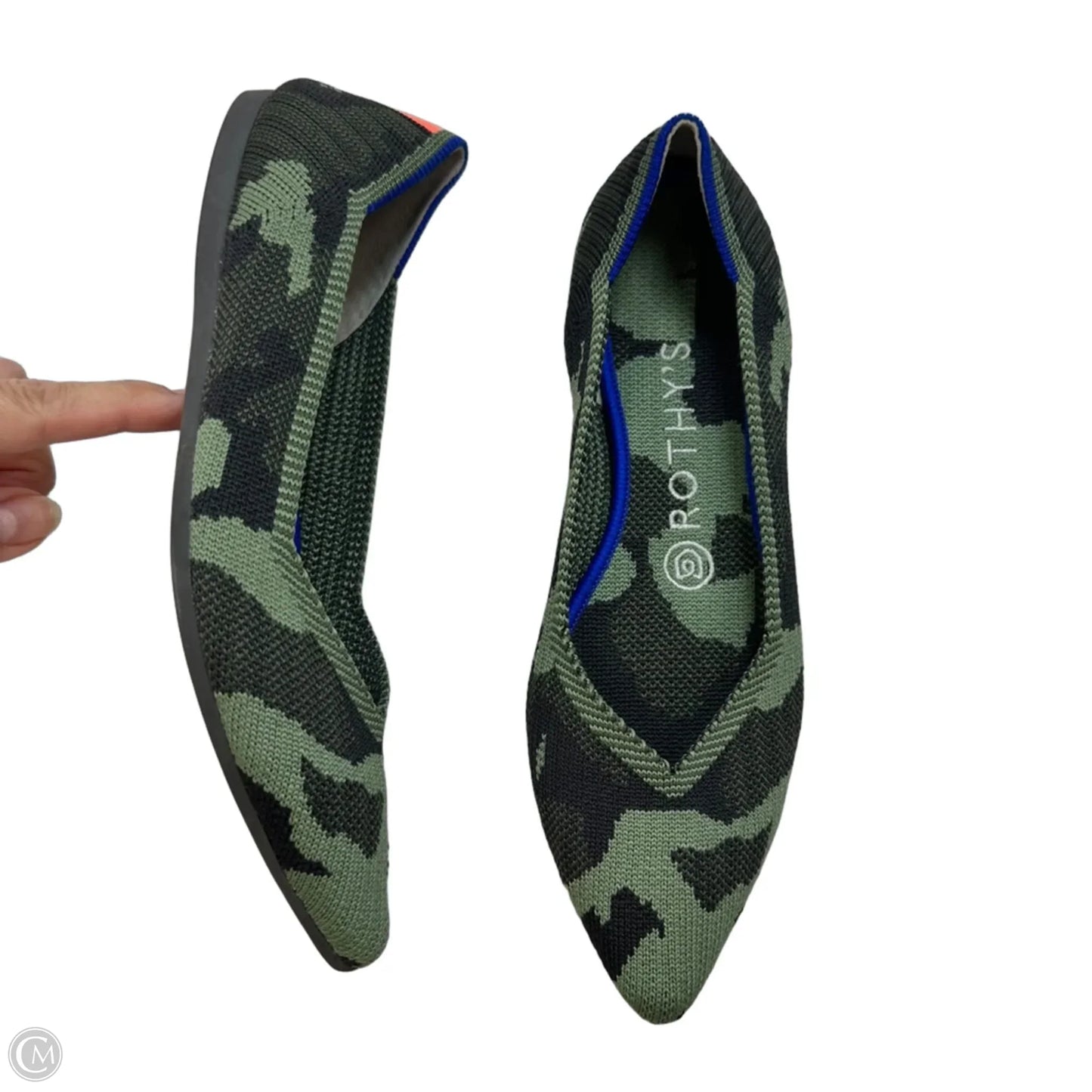 Shoes Flats By Rothys In Camouflage Print, Size: 6