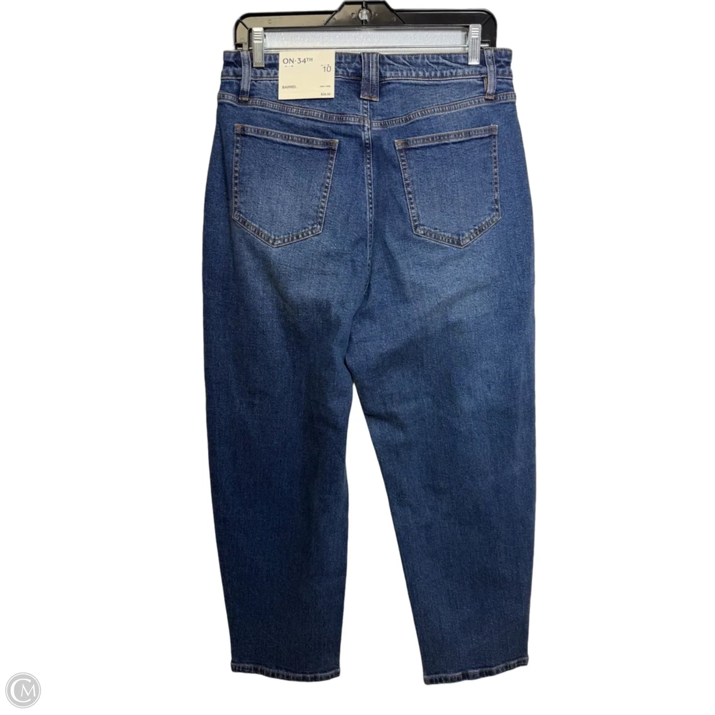 Barrel Jeans Wide Leg By On 34th In Blue Denim, Size: 10