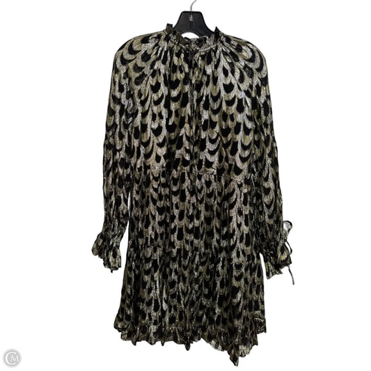 Dress Casual Short By Gibson And Latimer In Black & Gold, Size: S