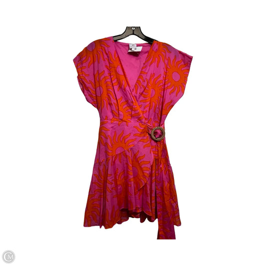 Dress Casual Short By Clothes Mentor In Orange & Pink, Size: Xs