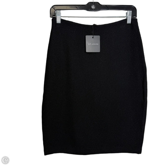 Skirt Luxury Designer By St John Collection In Black, Size: 4