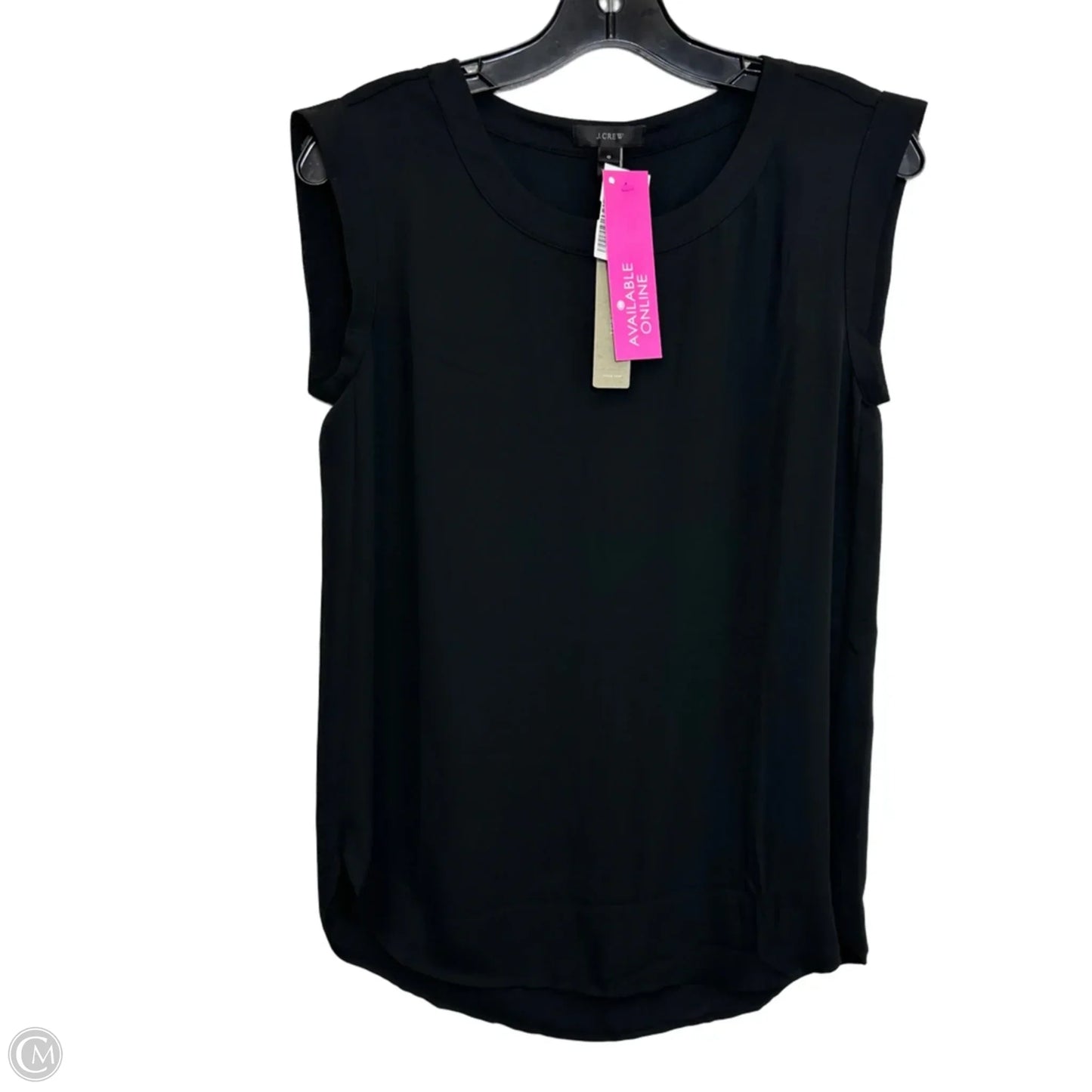 Top Sleeveless By J. Crew In Black, Size: 0
