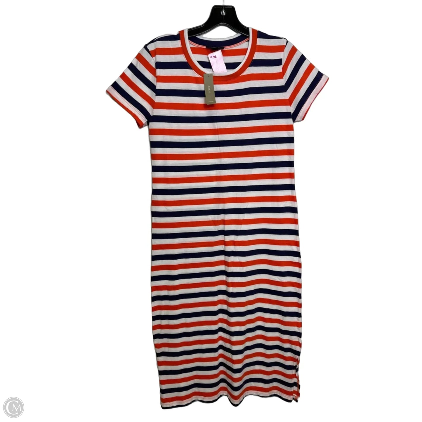 Dress Casual Maxi By J. Crew In Striped Pattern, Size: S