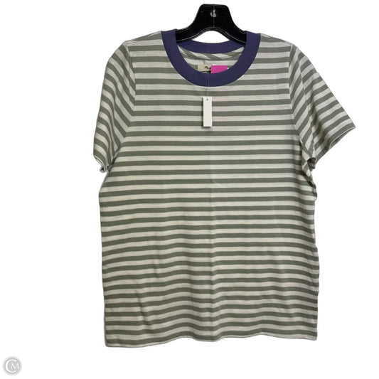 Top Long Sleeve Basic By Madewell In Striped Pattern, Size: S