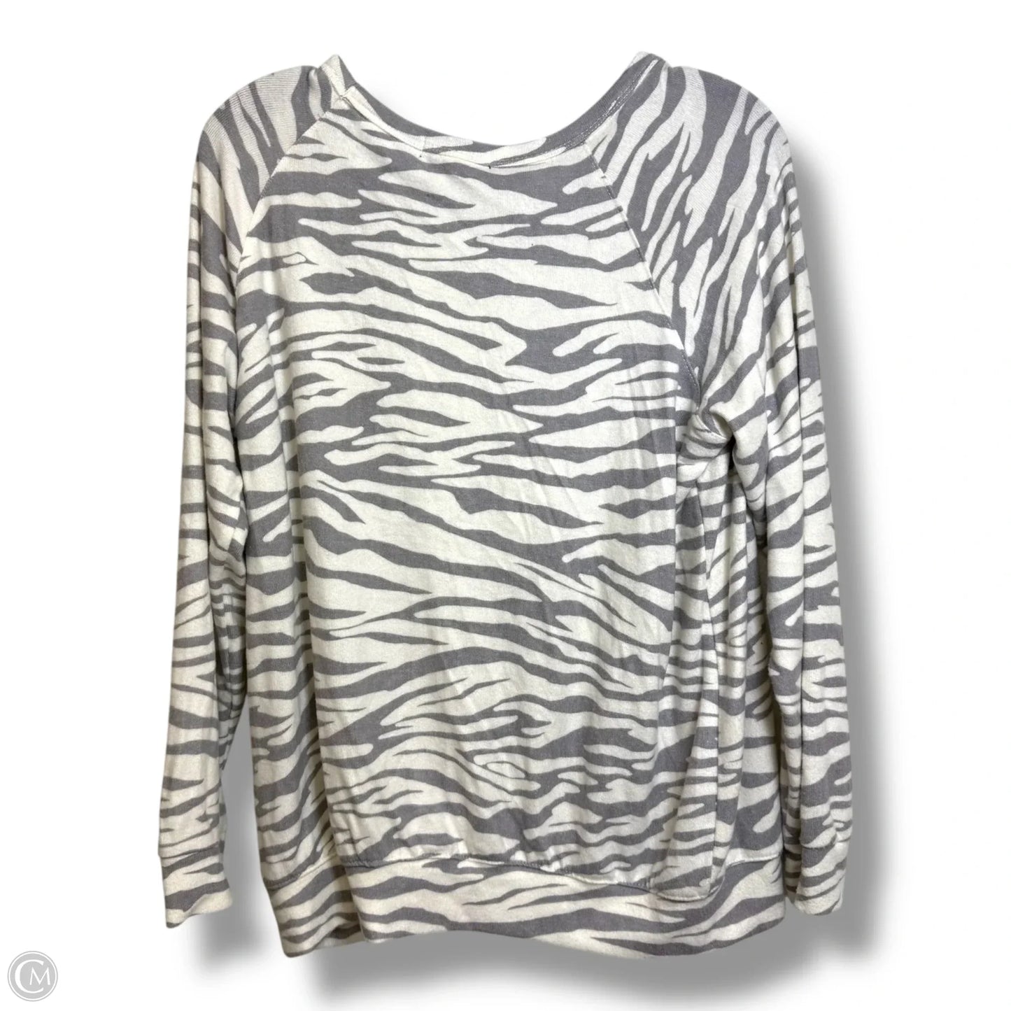 Sweater By Buffalo David Bitton In Animal Print, Size: L