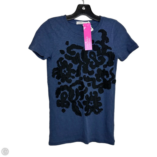 Top Short Sleeve Basic By J. Crew In Blue, Size: Xs