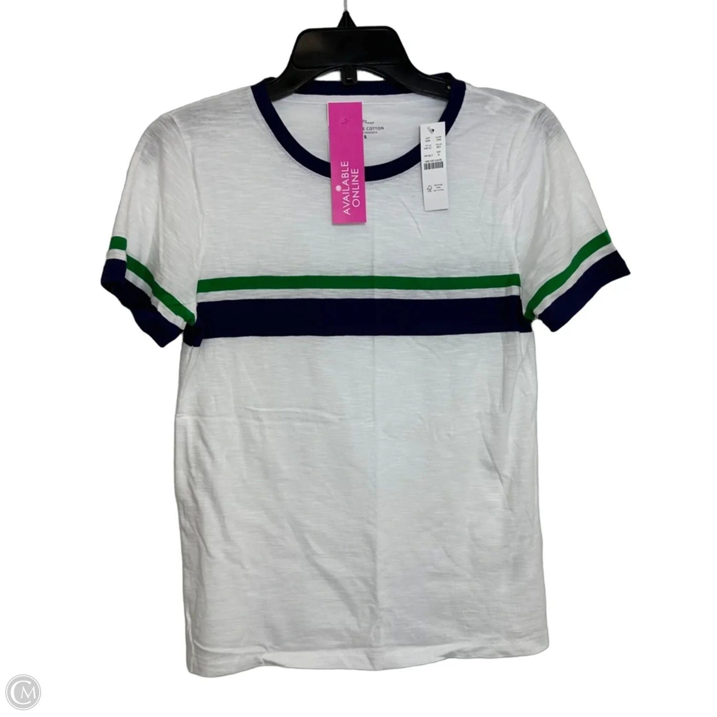 Top Short Sleeve Basic By J. Crew In White, Size: S