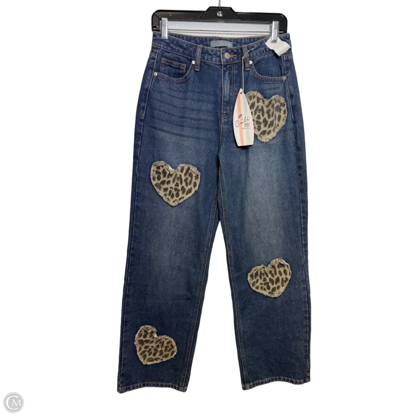 Jeans Flared By Clothes Mentor In Animal Print, Size: 8