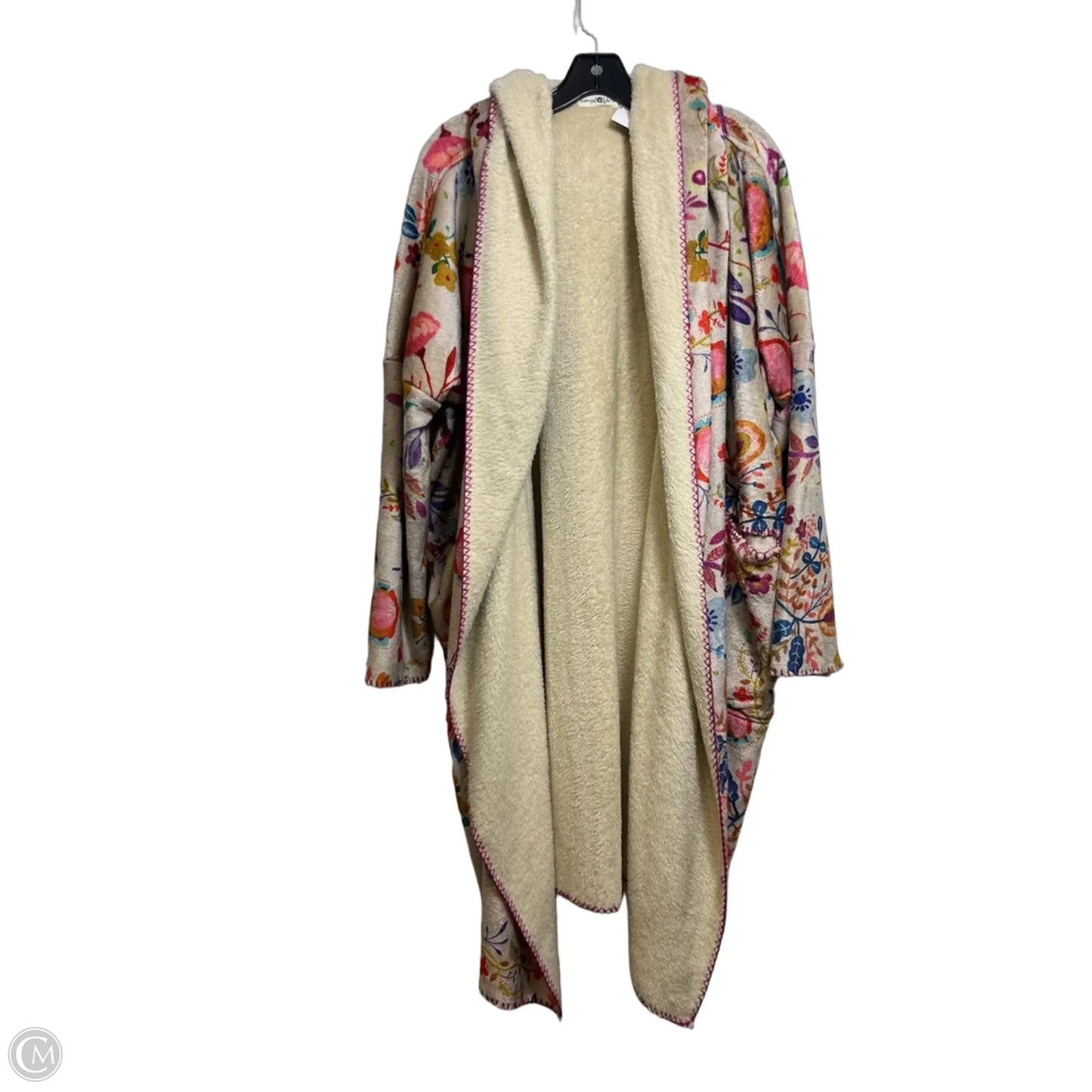 Cardigan By Natural Life In Floral Print, Size: M