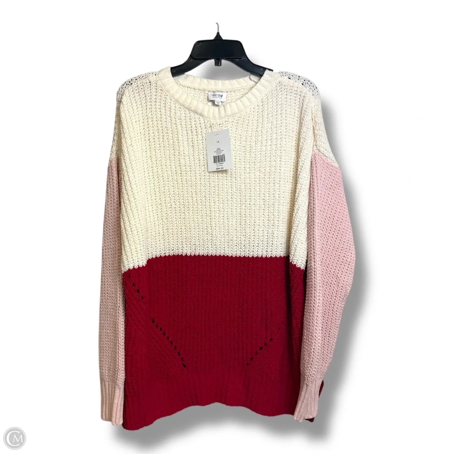 Sweater By True Craft In Red, Size: 1x