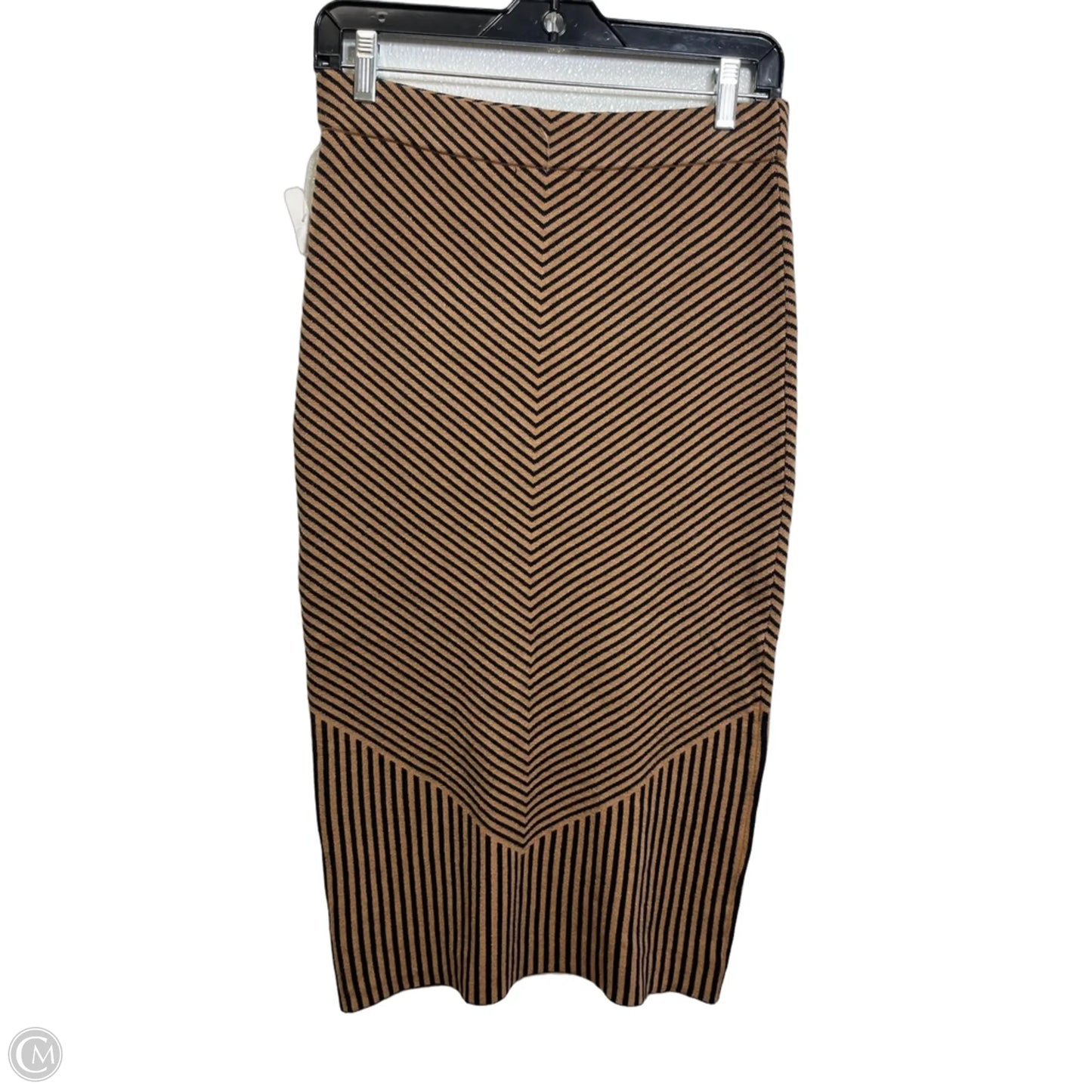 Skirt Set 2pc By Rachel Zoe In Black & Brown, Size: S
