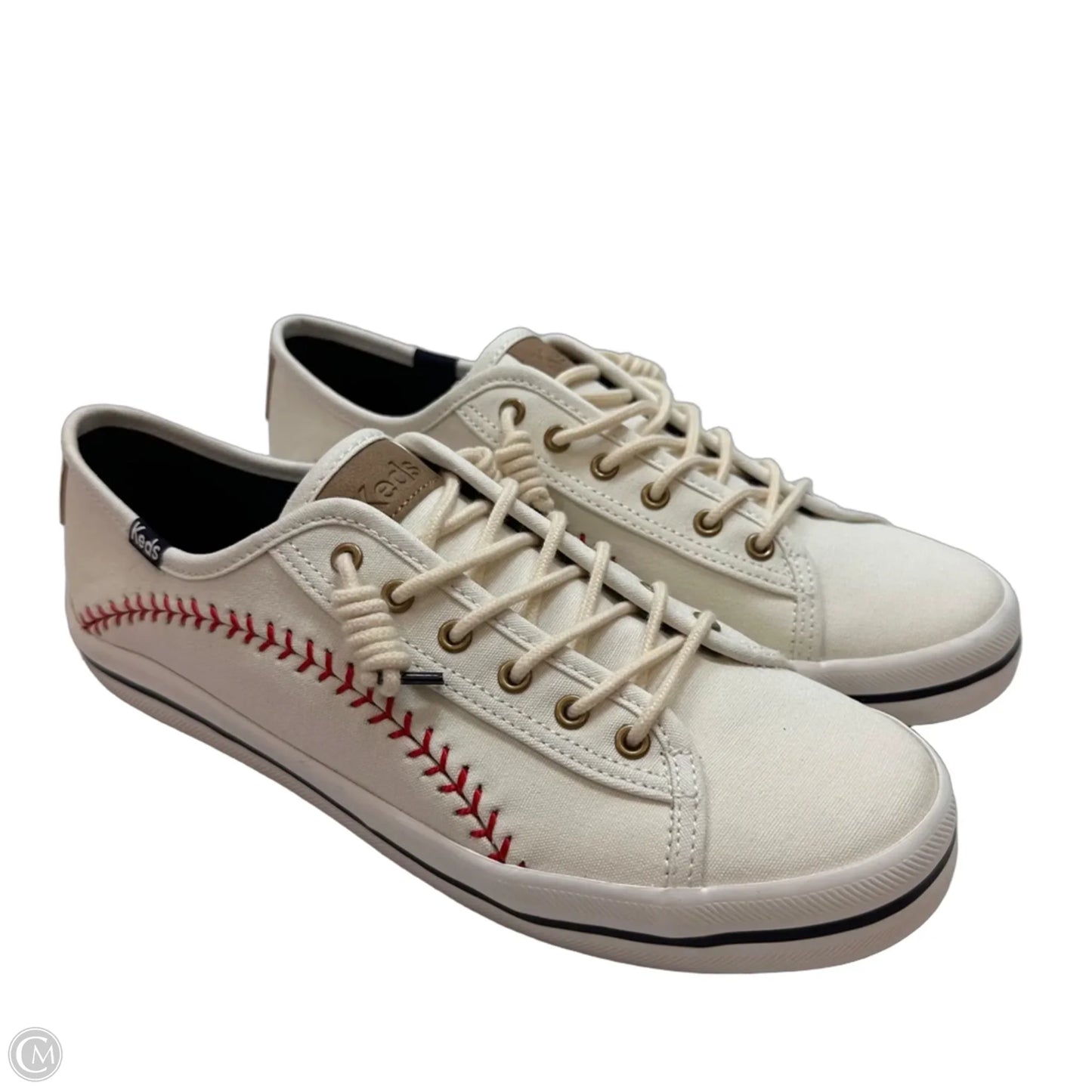 Baseball Shoes Athletic By Keds In White, Size: 7.5