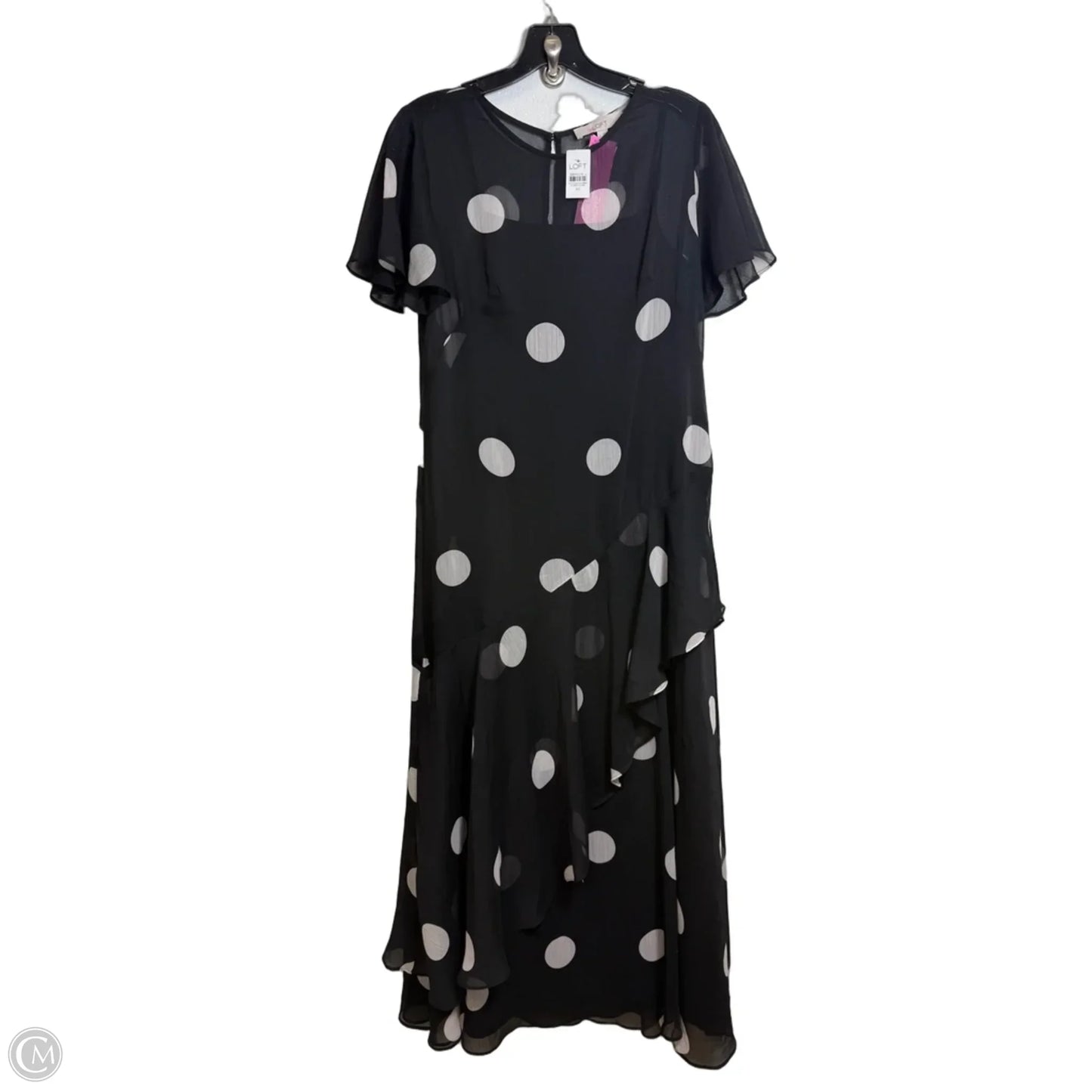 Dress Casual Maxi By Loft In Black, Size: 4