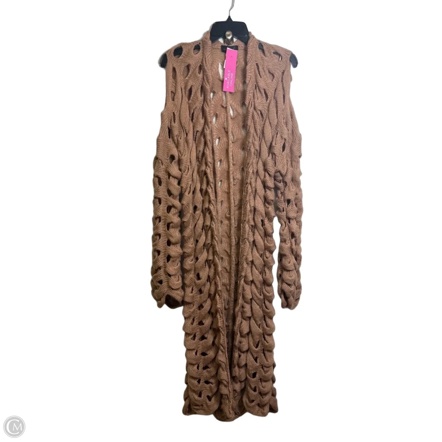 Cardigan By Clothes Mentor In Rose Gold, Size: S