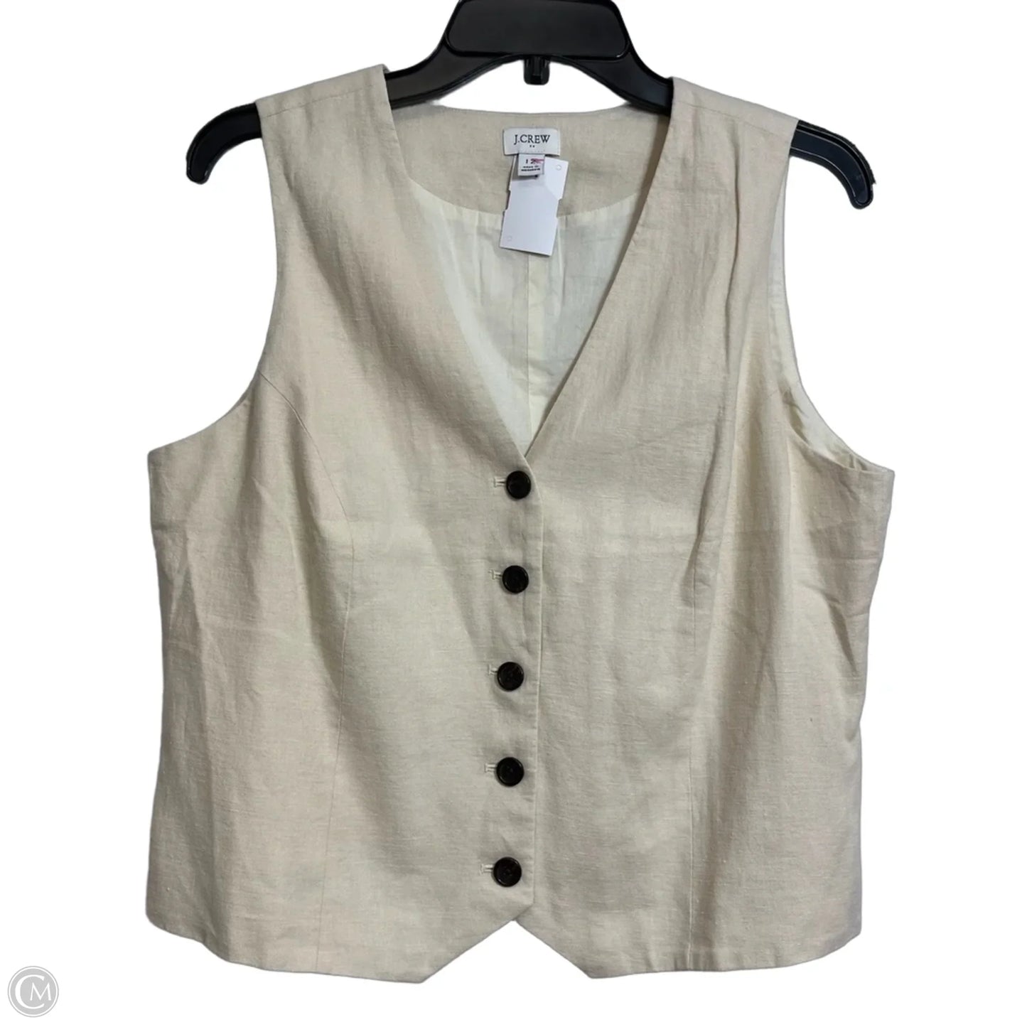 Vest Other By J. Crew In Beige, Size: 12