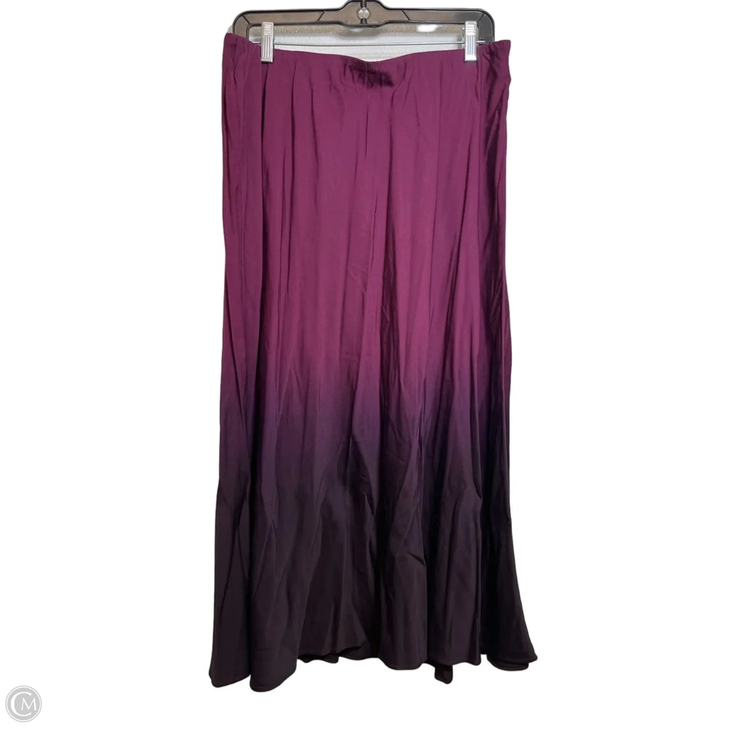 Skirt Maxi By J. Jill In Maroon, Size: M