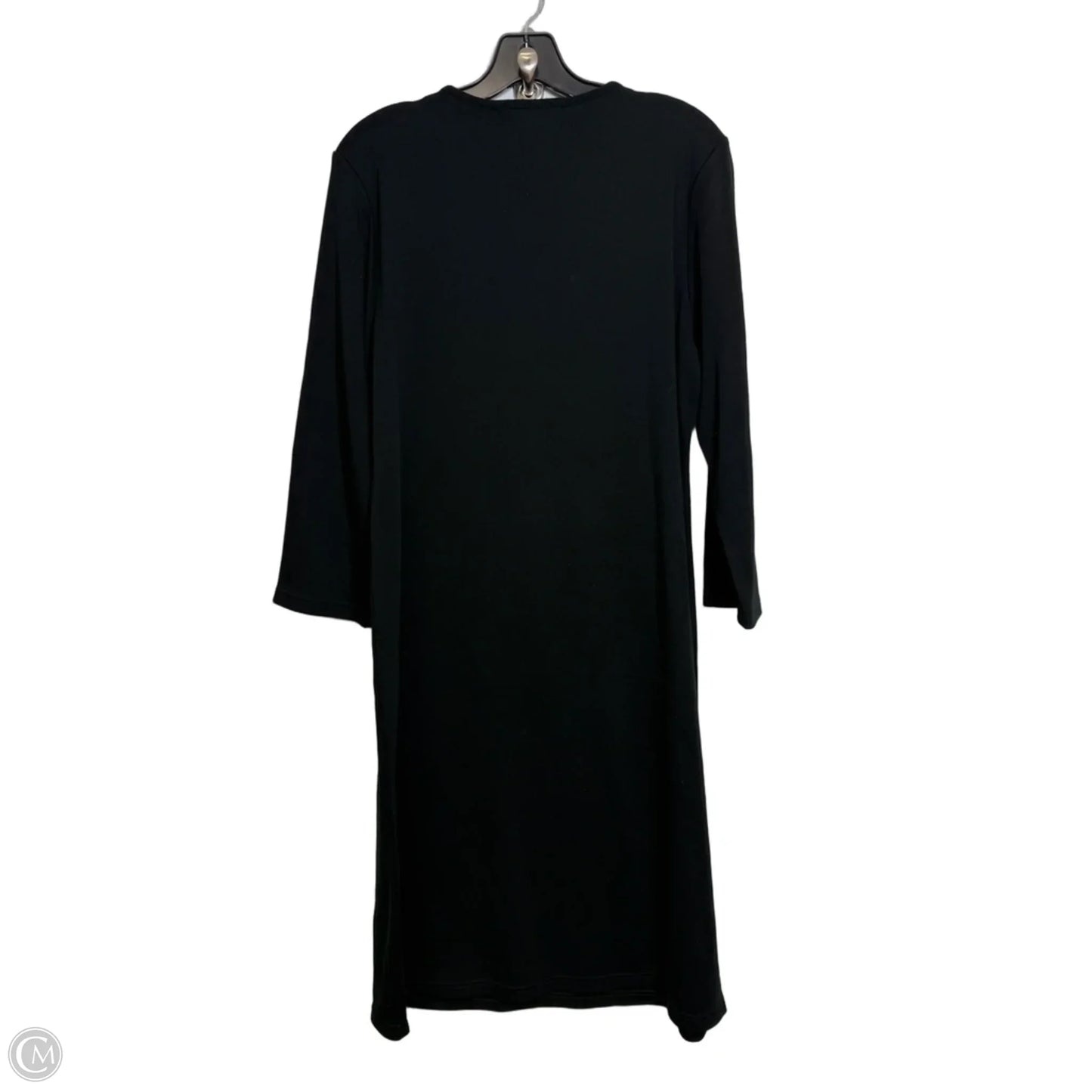 Dress Set 2pc By Nina Leonard In Black & Gold, Size: Xl