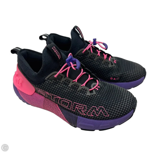 Shoes Athletic By UNDER ARMOR In Black & Pink, Size: 8.5