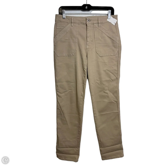 Jeans Straight By J. Jill In Tan, Size: 8