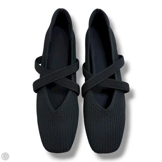 Shoes Flats By Clothes Mentor In Black, Size: 10