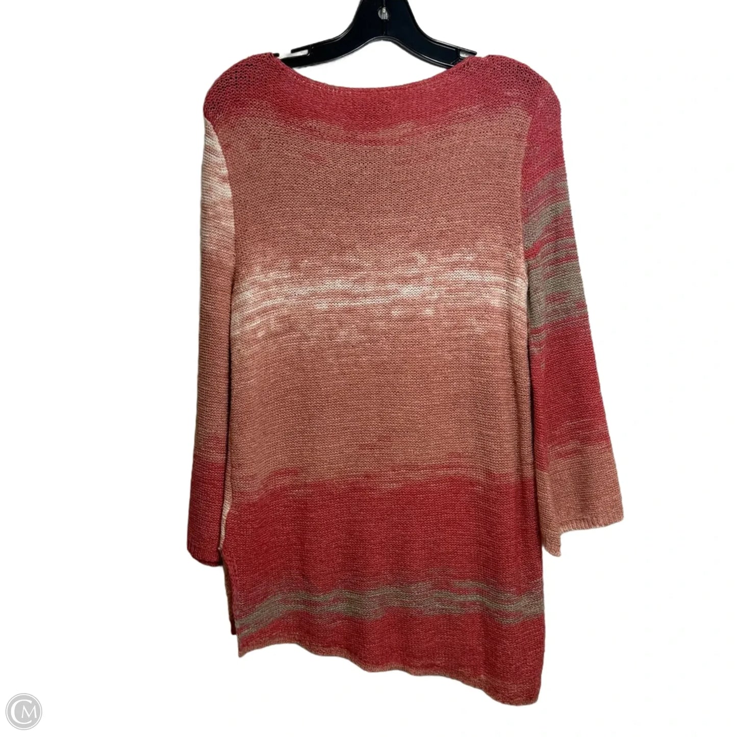 Sweater By Dana Buchman In Coral, Size: S