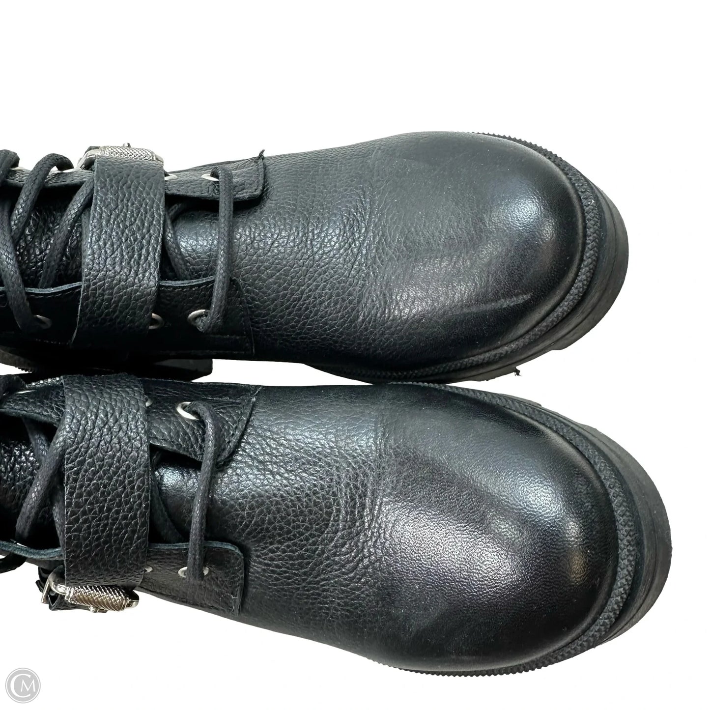 Boots Combat By Charles By Charles David In Black, Size: 7.5