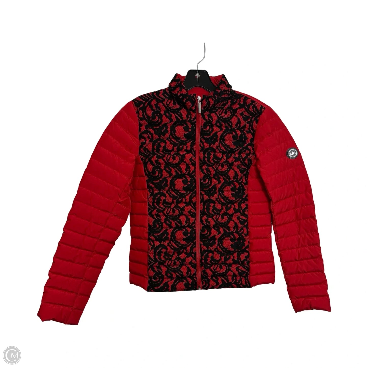 Jacket Puffer & Quilted By Michael By Michael Kors In Red, Size: Xs