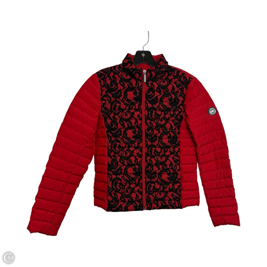 Jacket Puffer & Quilted By Michael By Michael Kors In Red, Size: Xs