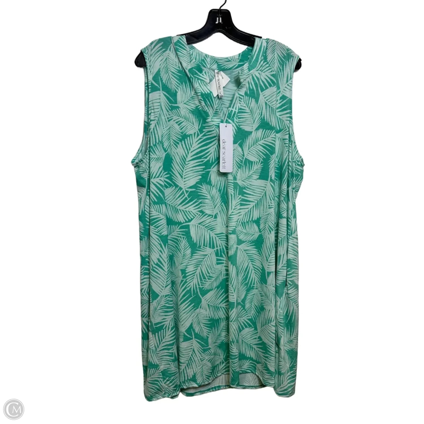 Dress Casual Short By Dear Scarlett In Aqua, Size: 3x