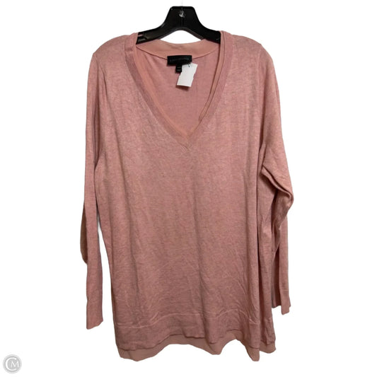 Sweater By Lane Bryant In Peach, Size: 18