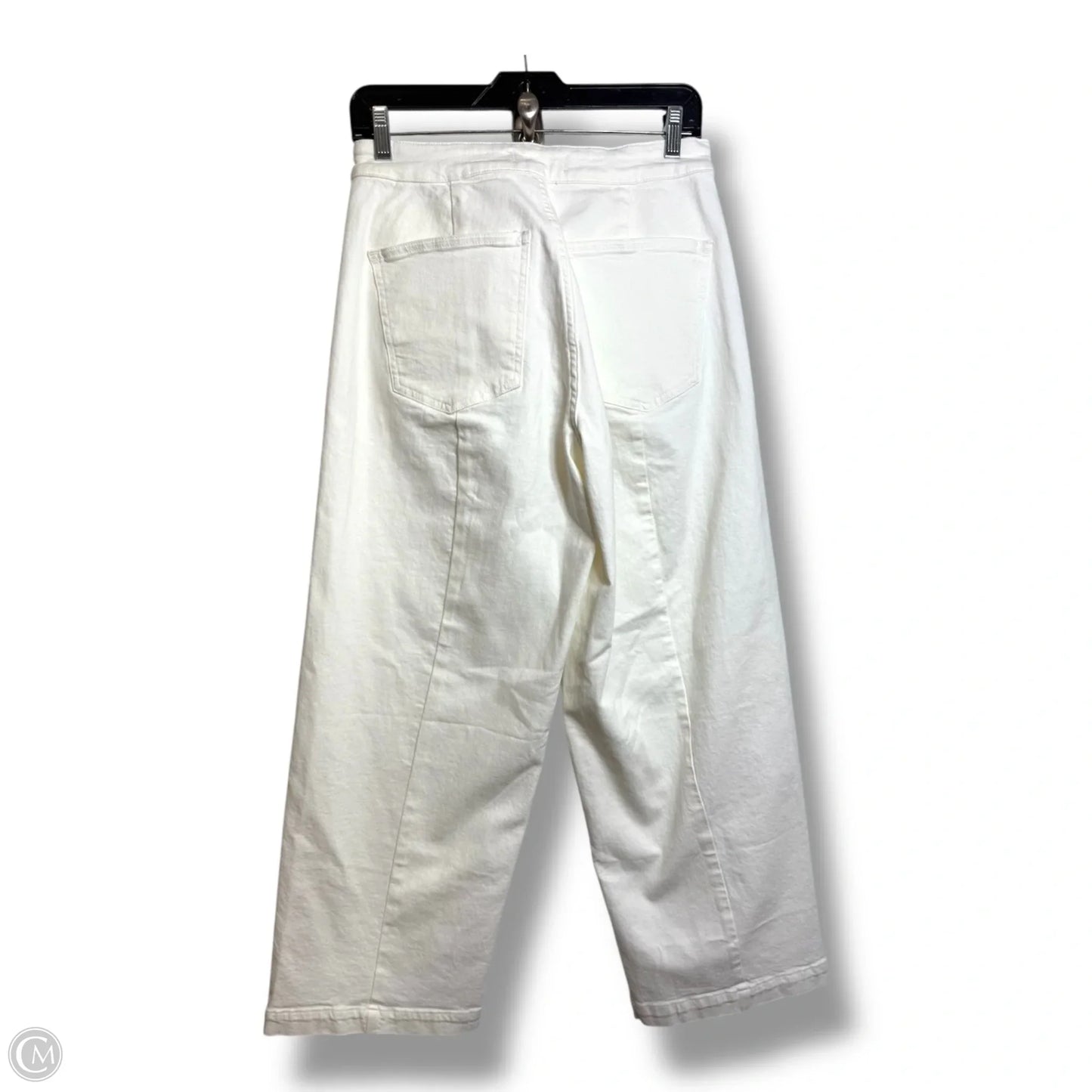 Jeans Emmett Wide Leg By Madewell In White, Size: 6