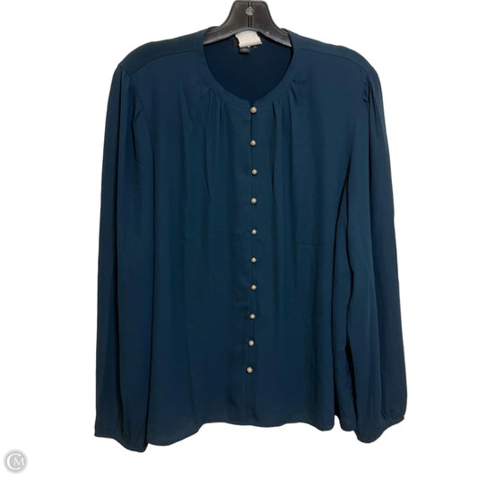 Top Long Sleeve By Ann Taylor In Beige, Size: Xl