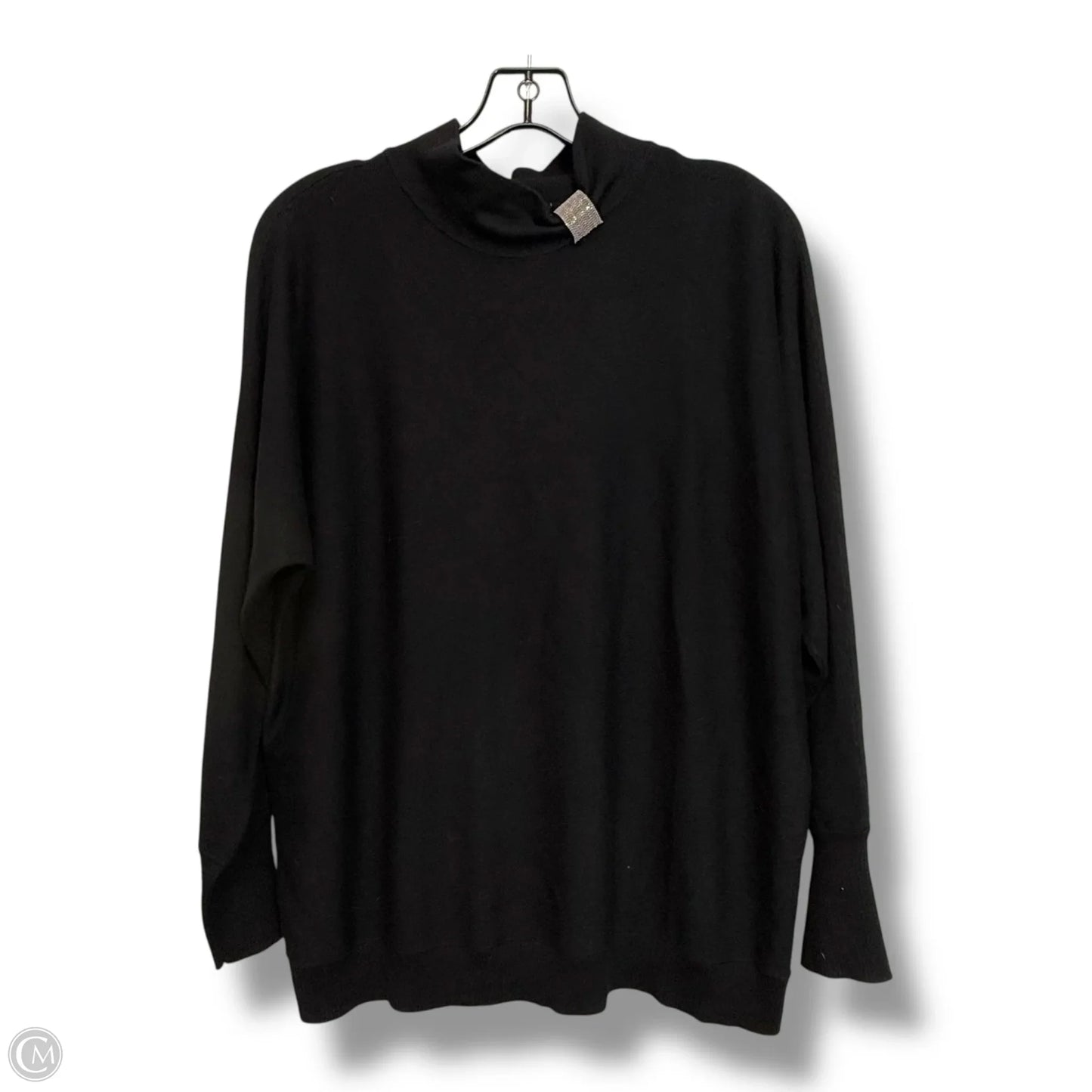 Sweater By Chicos In Black, Size: L