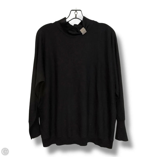 Sweater By Chicos In Black, Size: L