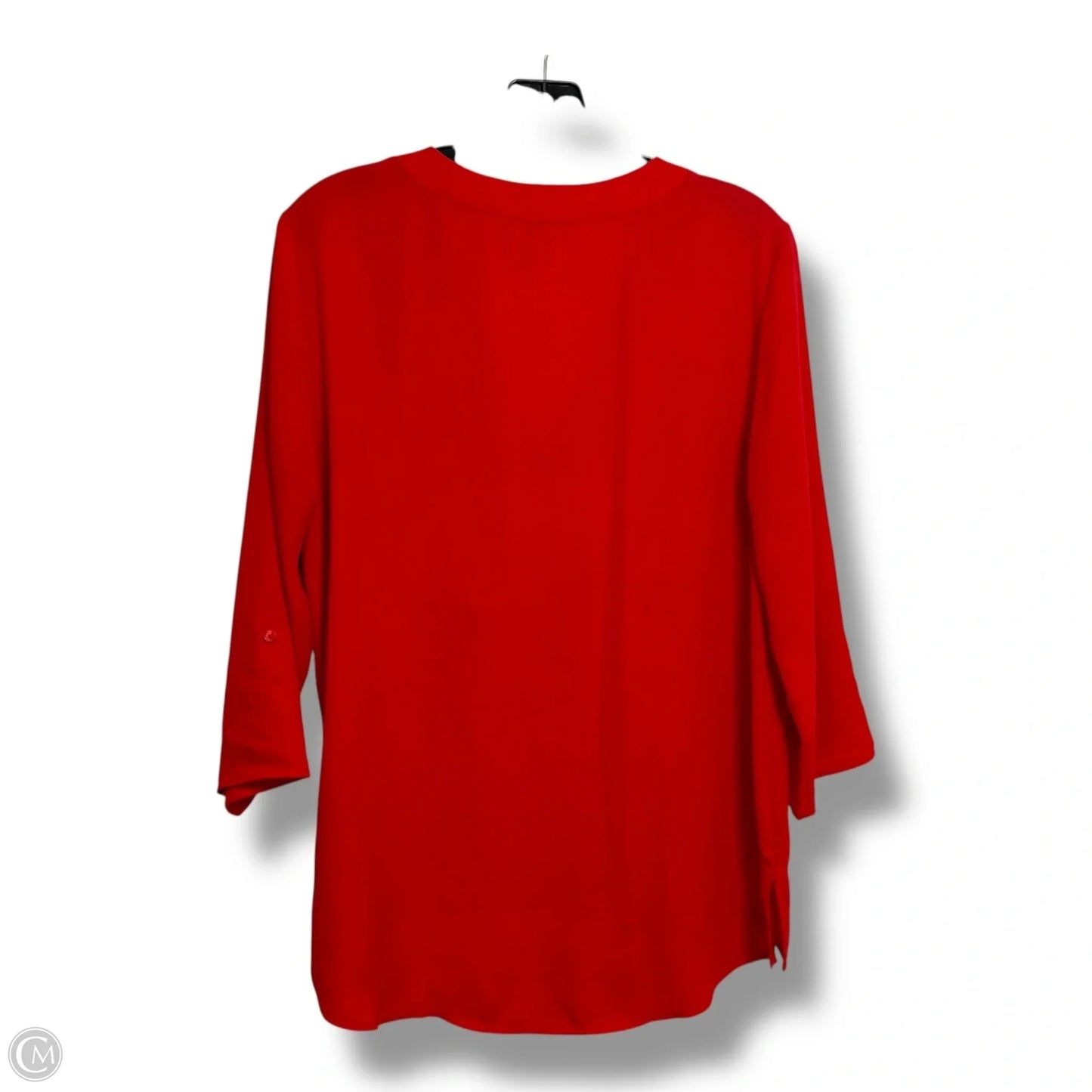 Top Long Sleeve By Express In Red, Size: M