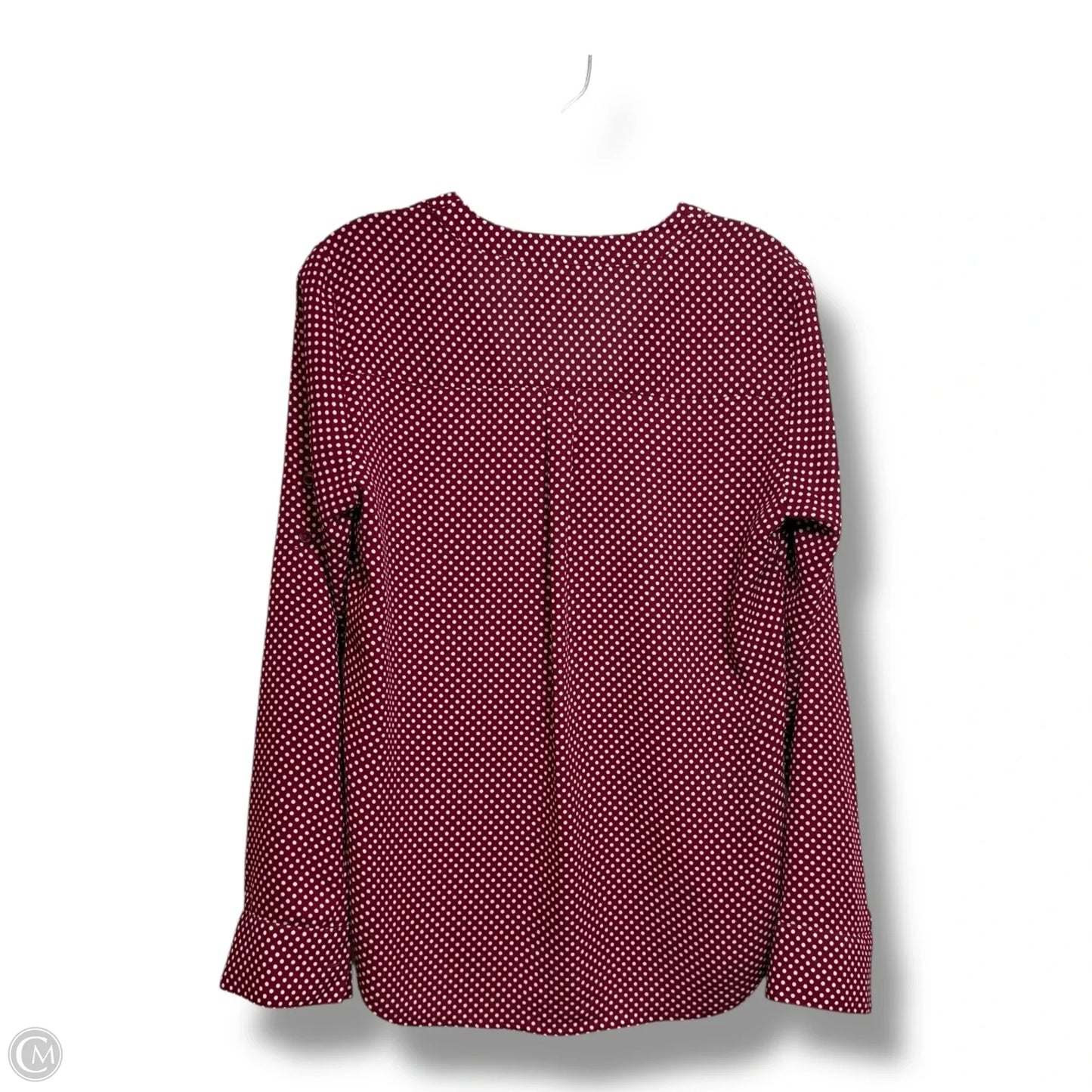Top Long Sleeve By Express In Red, Size: S