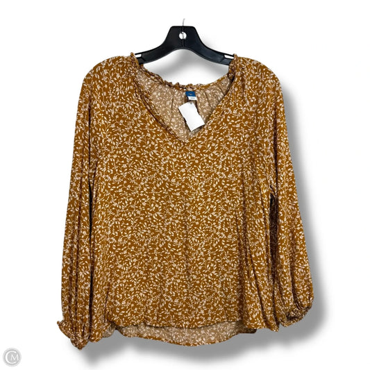 Top Long Sleeve By Old Navy In Floral Print, Size: S