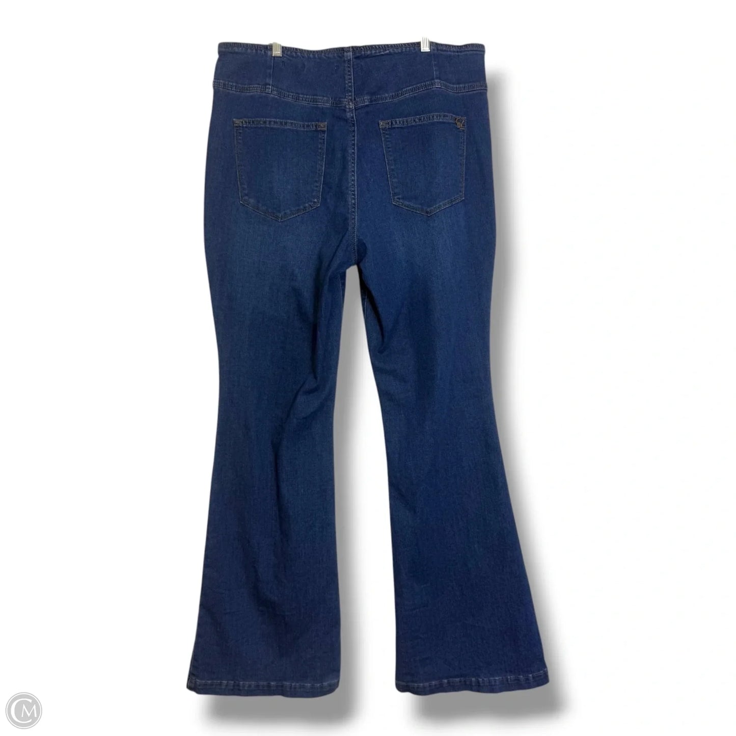 Jeans Flared By Sofia By Sofia Vergara In Blue, Size: 18