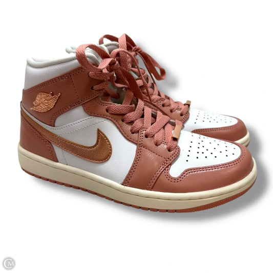 Jordan 1 Mid SE-Shoes Athletic By Nike In Red Stardust, Size: 7.5